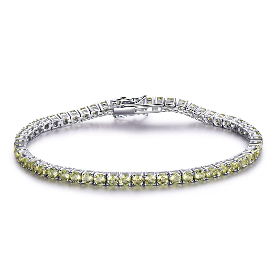 Tennis Silver Unisex Bracelet