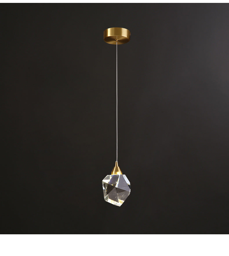 All Copper Light Luxury Crystal Chandelier