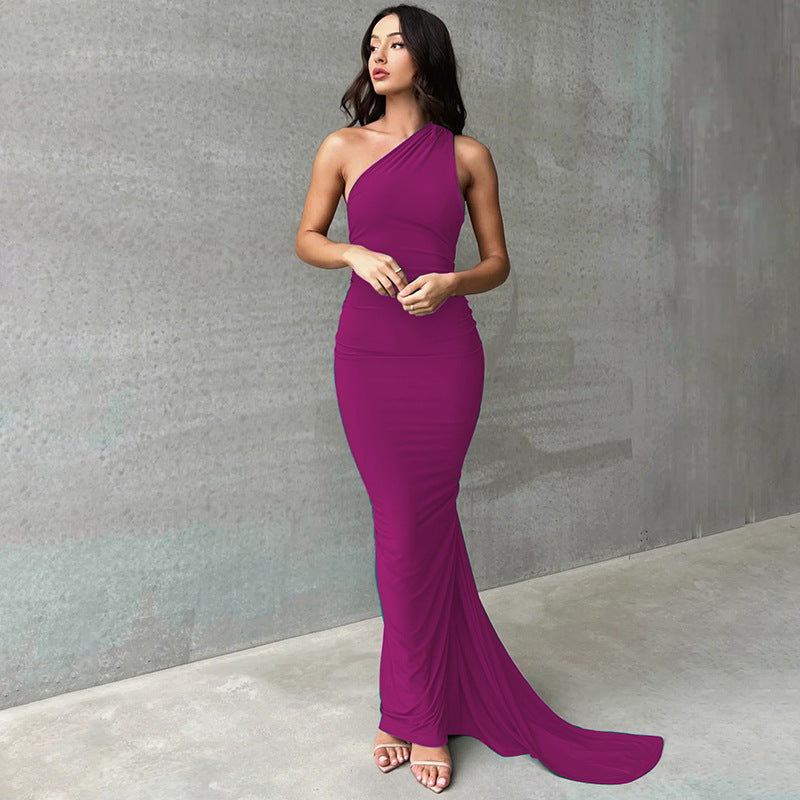 Hanging Neck Evening Gown