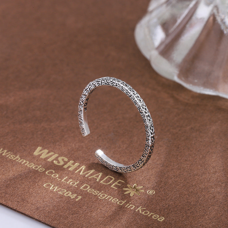 Sterling Silver 925 Retro Style