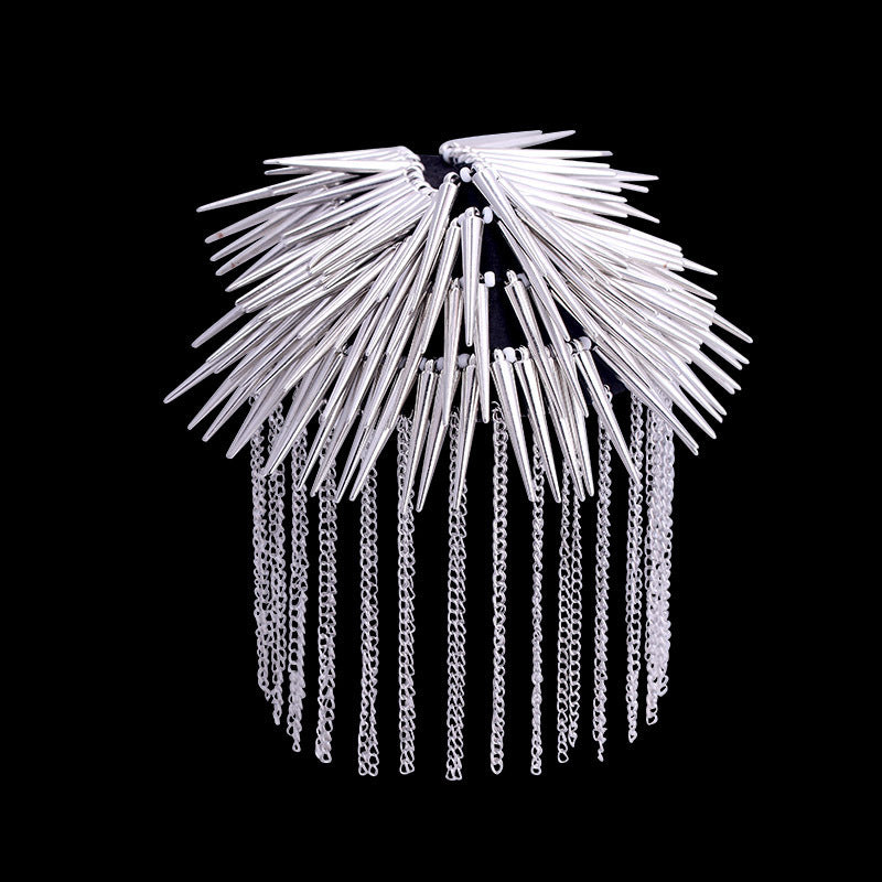 Suit Epaulet Tassel Rivet Exaggerated Clothing Accessories