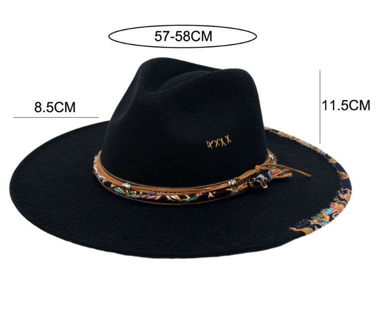 Wool-like Autumn British Woolen Hat