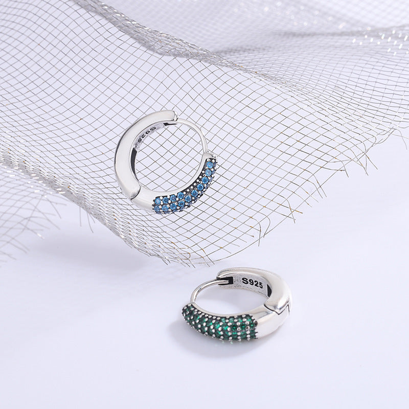 Unisex Oval Earrings