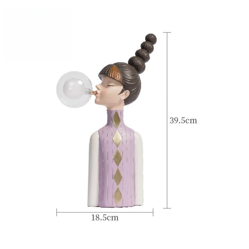 Nordic Bedroom Nightlight Bubble Girl