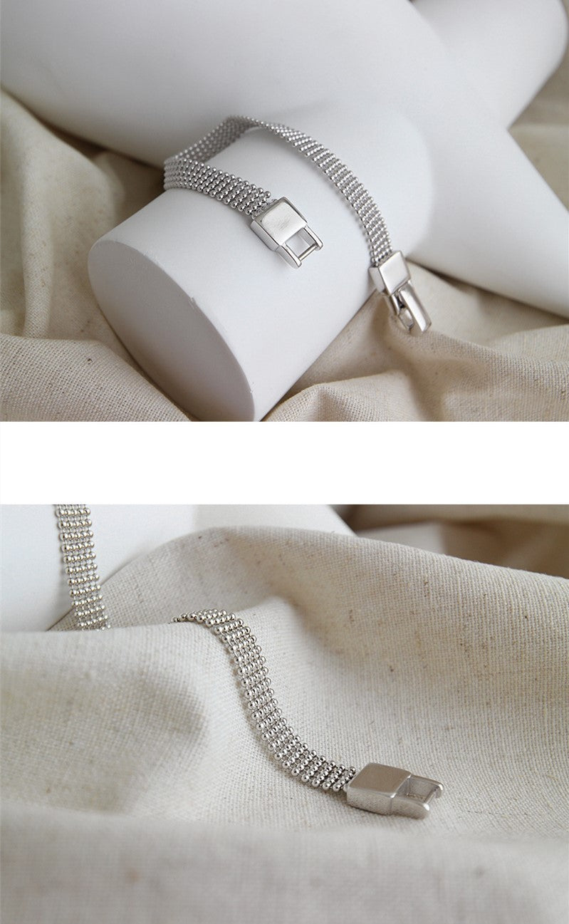 S925 silver bracelet unisex