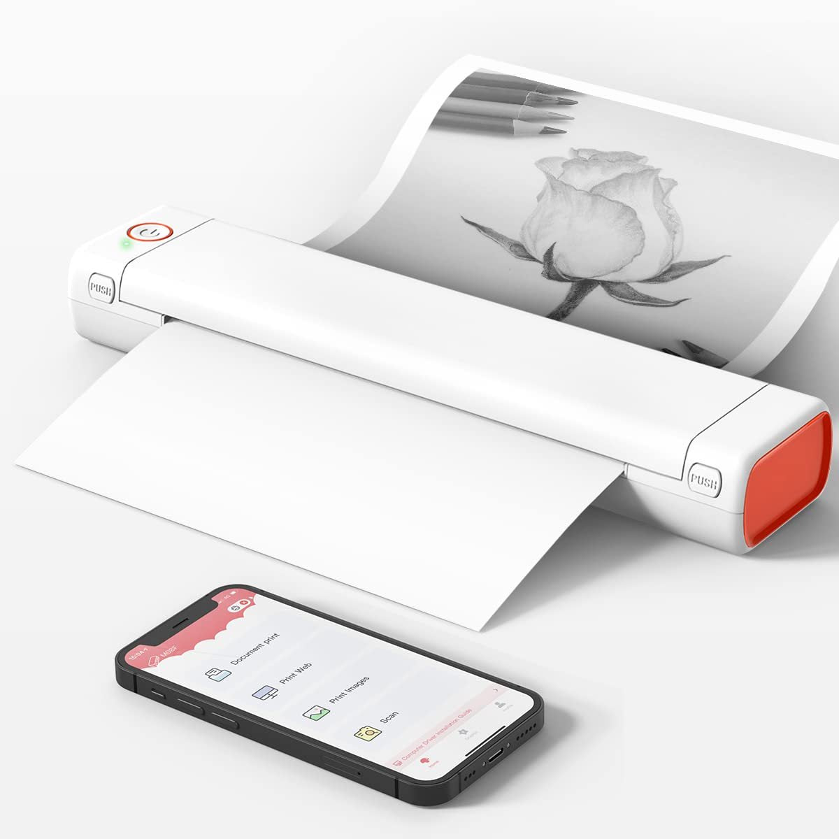 A4 Portable Wireless Printers Wireless