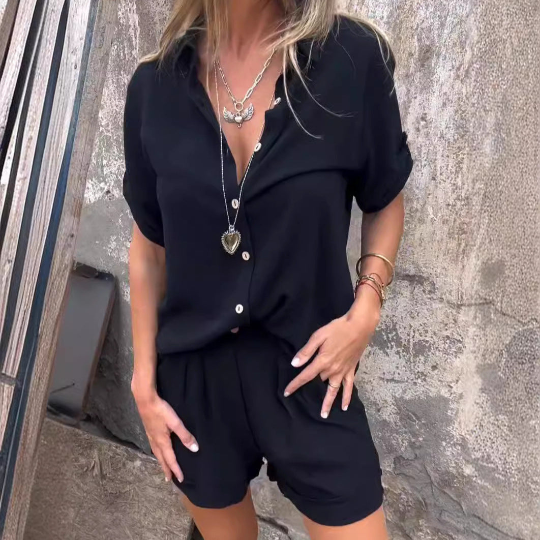 Short-sleeved Summer Suit