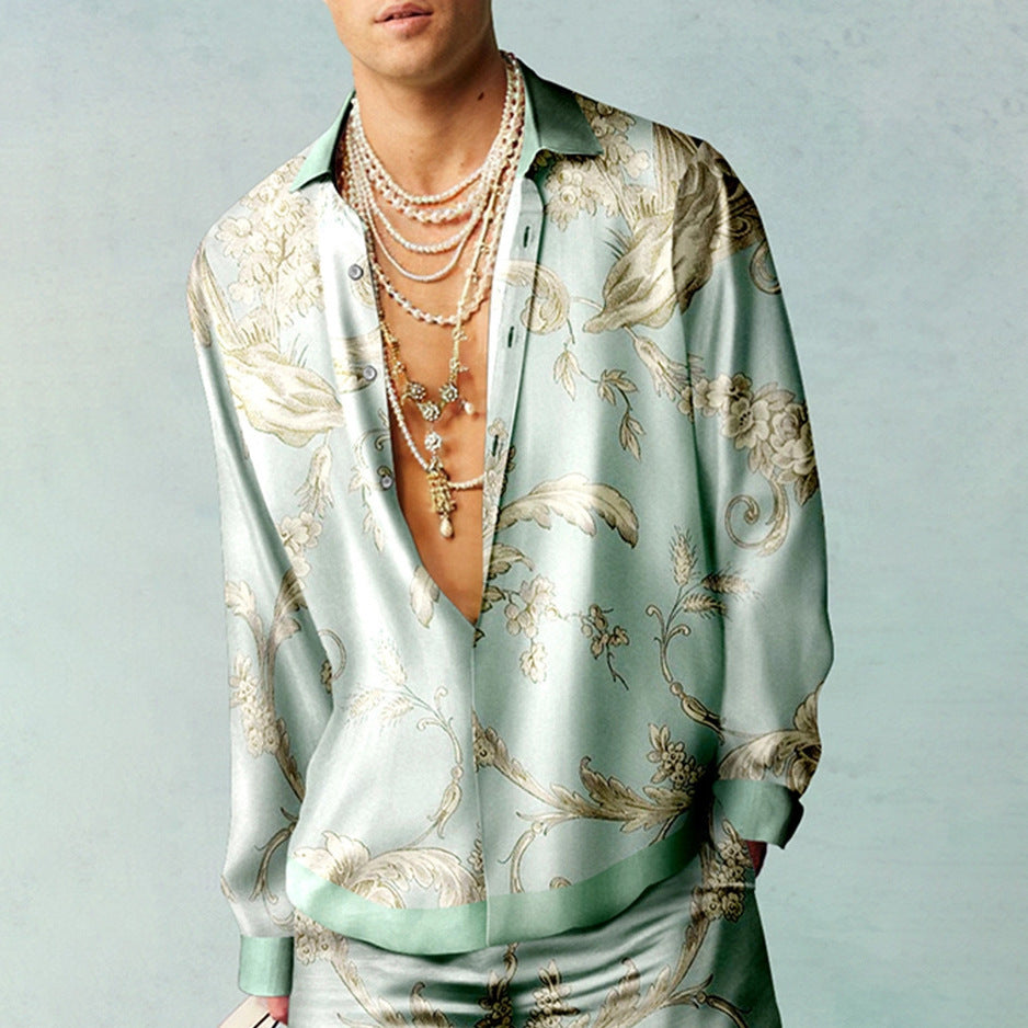 Long-sleeved Loose Casual Shirt