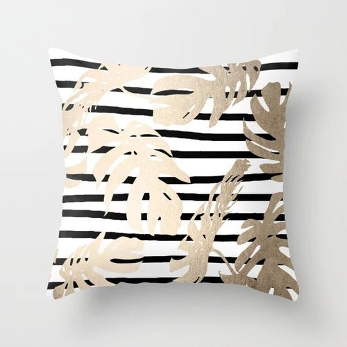 Modern Geometric Decoration Living Room Seat Hold Pillowcase