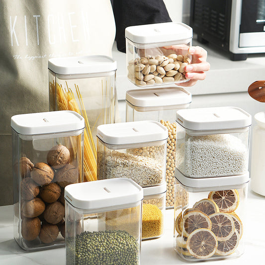 Transparent Airtight Jar Storage Box