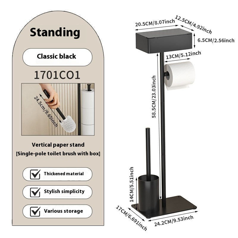 Floor Type Bathroom Toilet Brush Rack