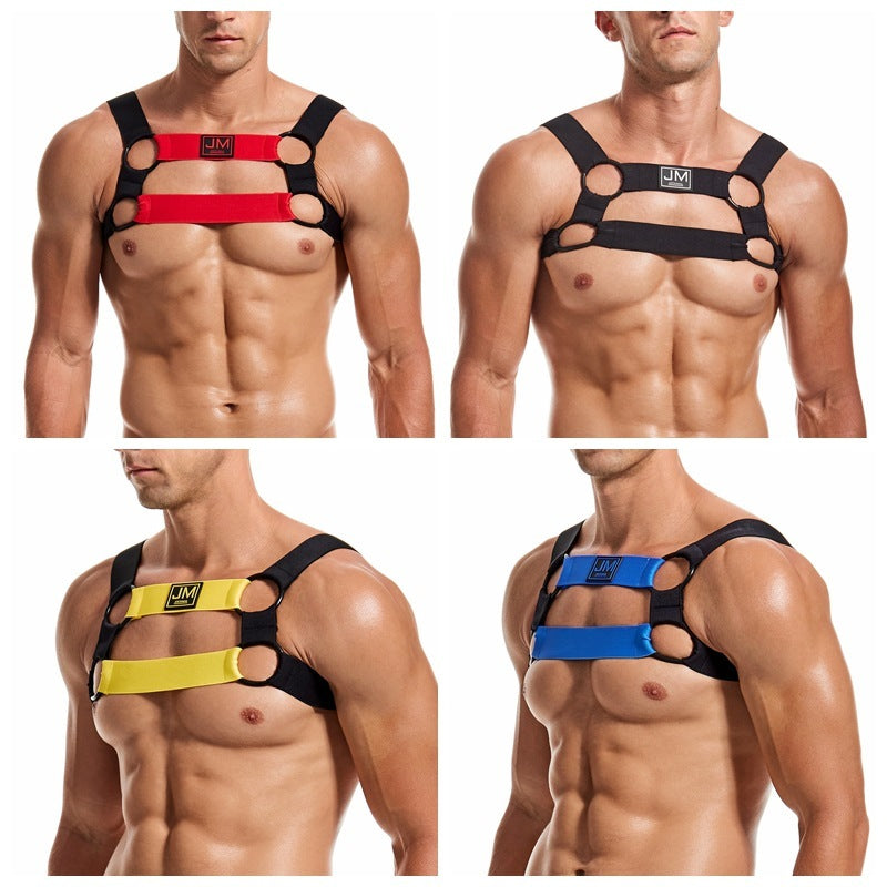 Men's Shoulder Strap Fitness Polyester Sports Muscle