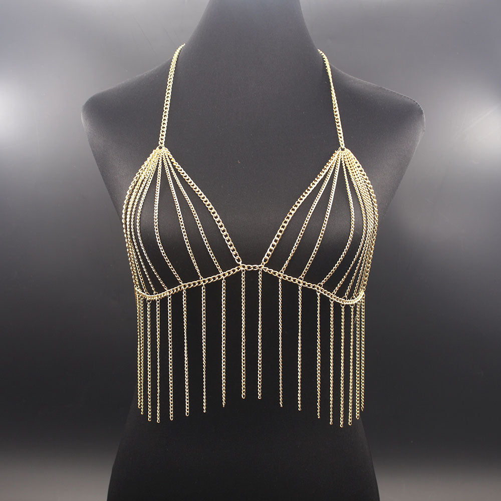 New Sexy Breast Chain Female Fashion Bikini Clothing Accessories Body Chain Necklace