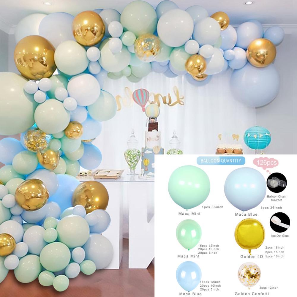 Macaron Balloon Garland Arch Birthday Party Decoration