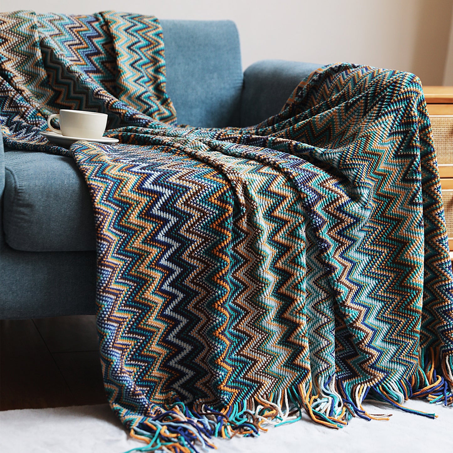 Bohemian Sofa Blanket