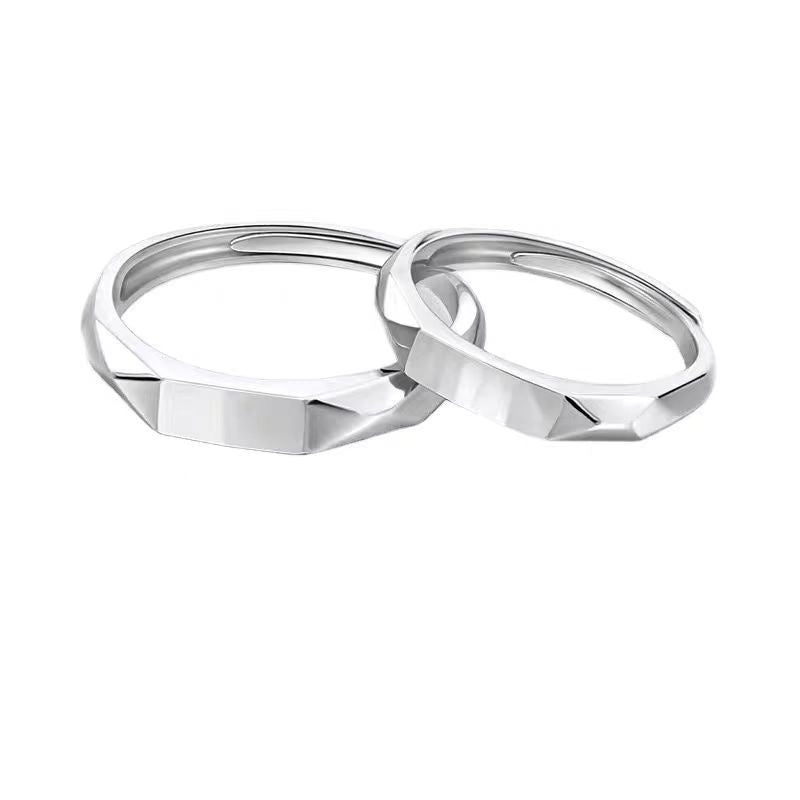 S925 Pure Silver  Couple Ring