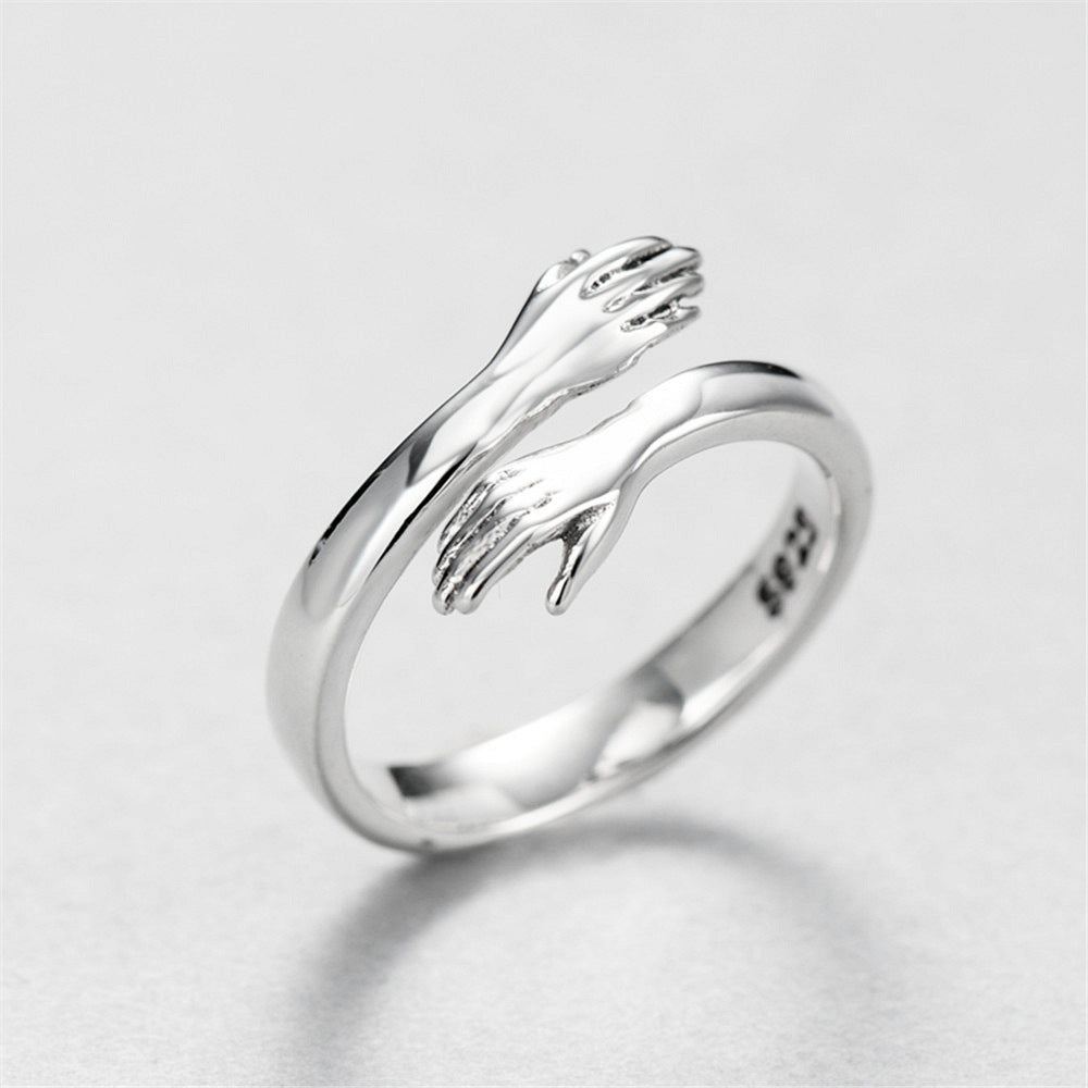 Ring hug 925silver unisex