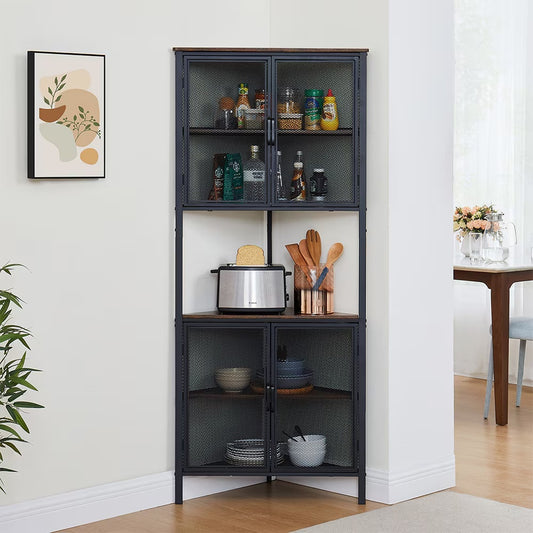 Corner Bookshelf With Storage Cabinet