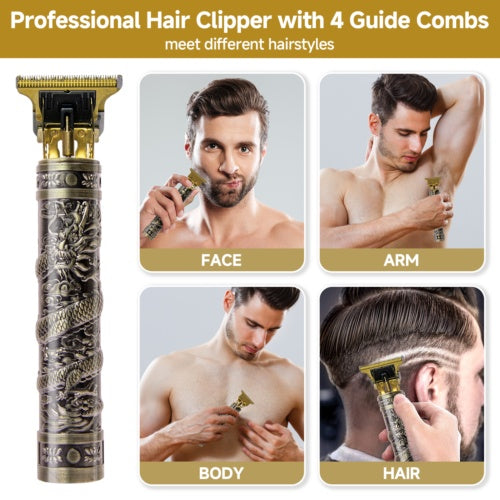 Professional Men Hair Clippers Trimmer Machine Cordless Beard Electric Shaver