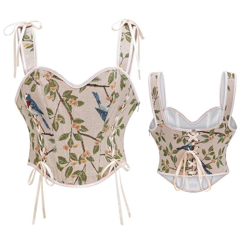 Slim Fit Printed Corset