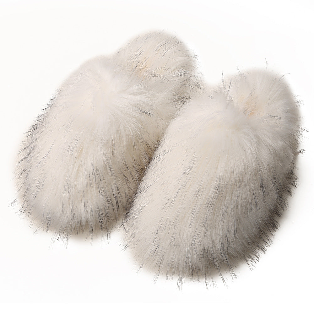 Fluffy Slippers Women's Autumn And Winter