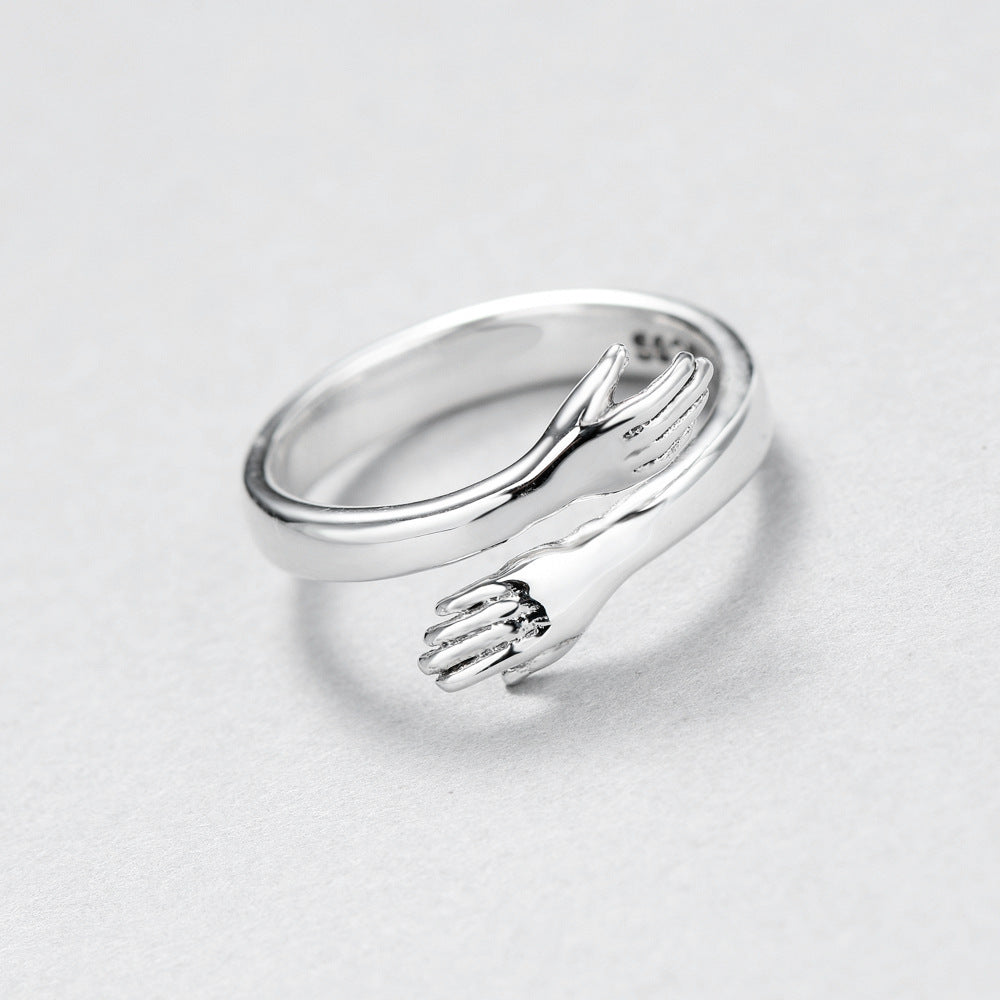 Ring hug 925silver unisex