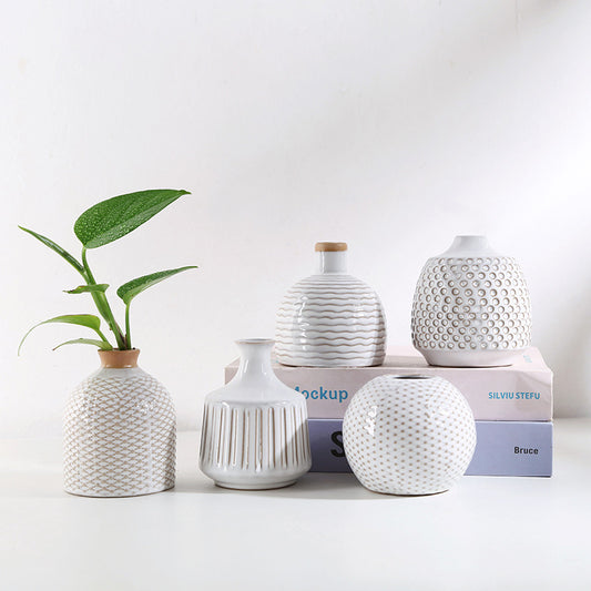 Creative Ceramic Hallway Desktop Decoration Ceramic Aromatherapy Bottles