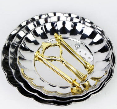 Stainless steel fruit plate