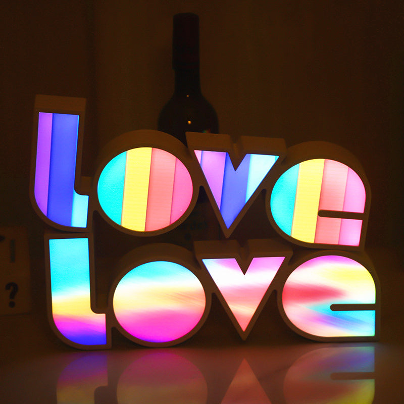 Valentines Day Decor LED LOVE Light