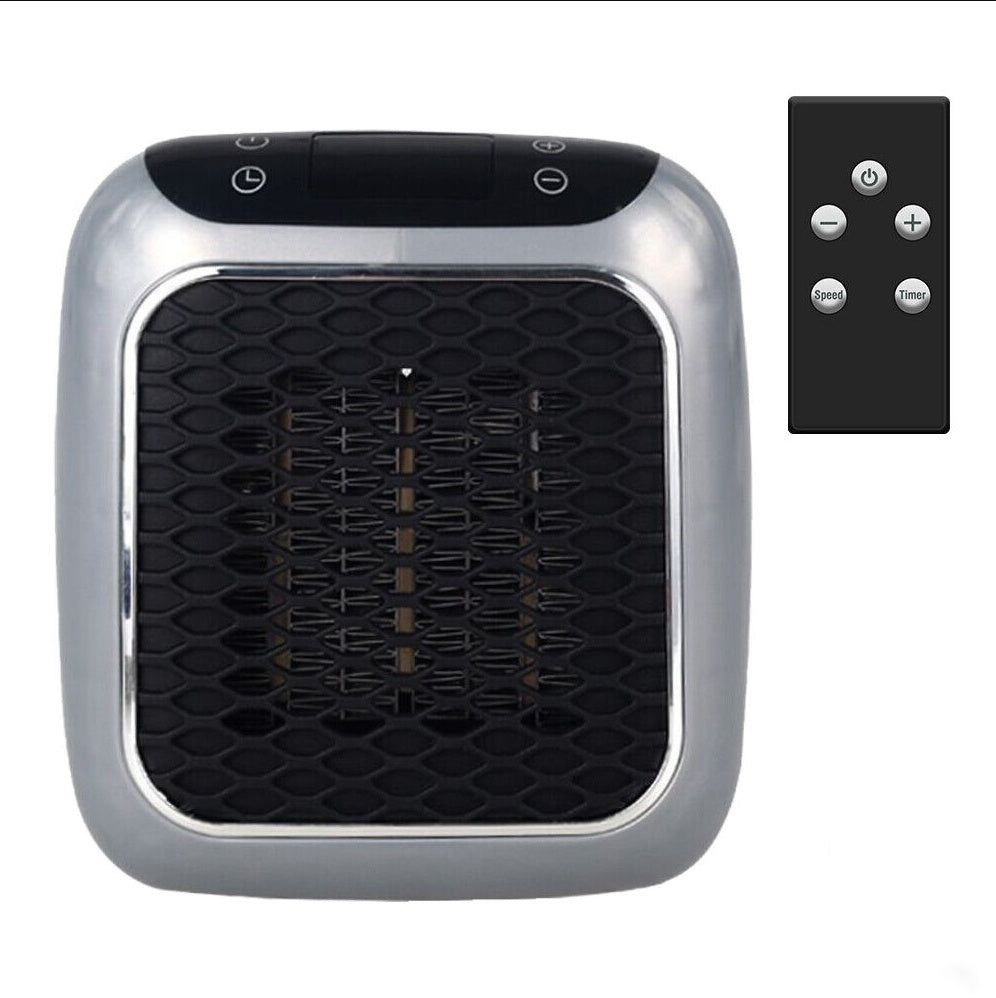 Plug-in Fan Heater, 800W Smart Portable Heater