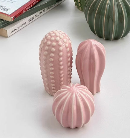 Creative Decorations Ceramic Cactus Homestay Ornaments