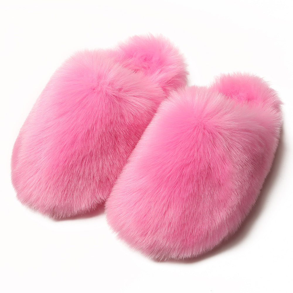 Fluffy Slippers Women's Autumn And Winter