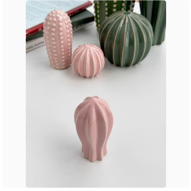 Creative Decorations Ceramic Cactus Homestay Ornaments