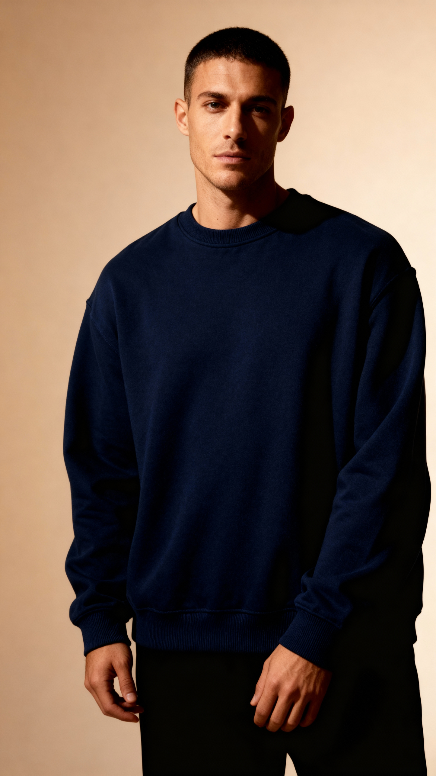 Third Shot Club Oversized Crew - Cream