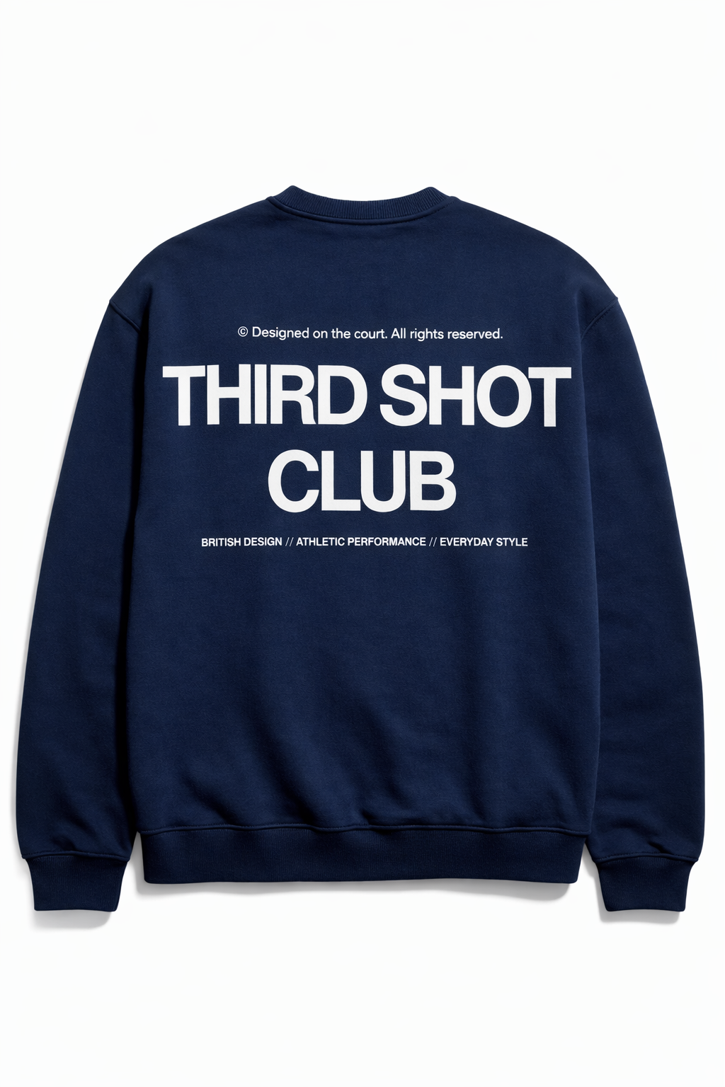 Third Shot Club Oversized Crew - Cream