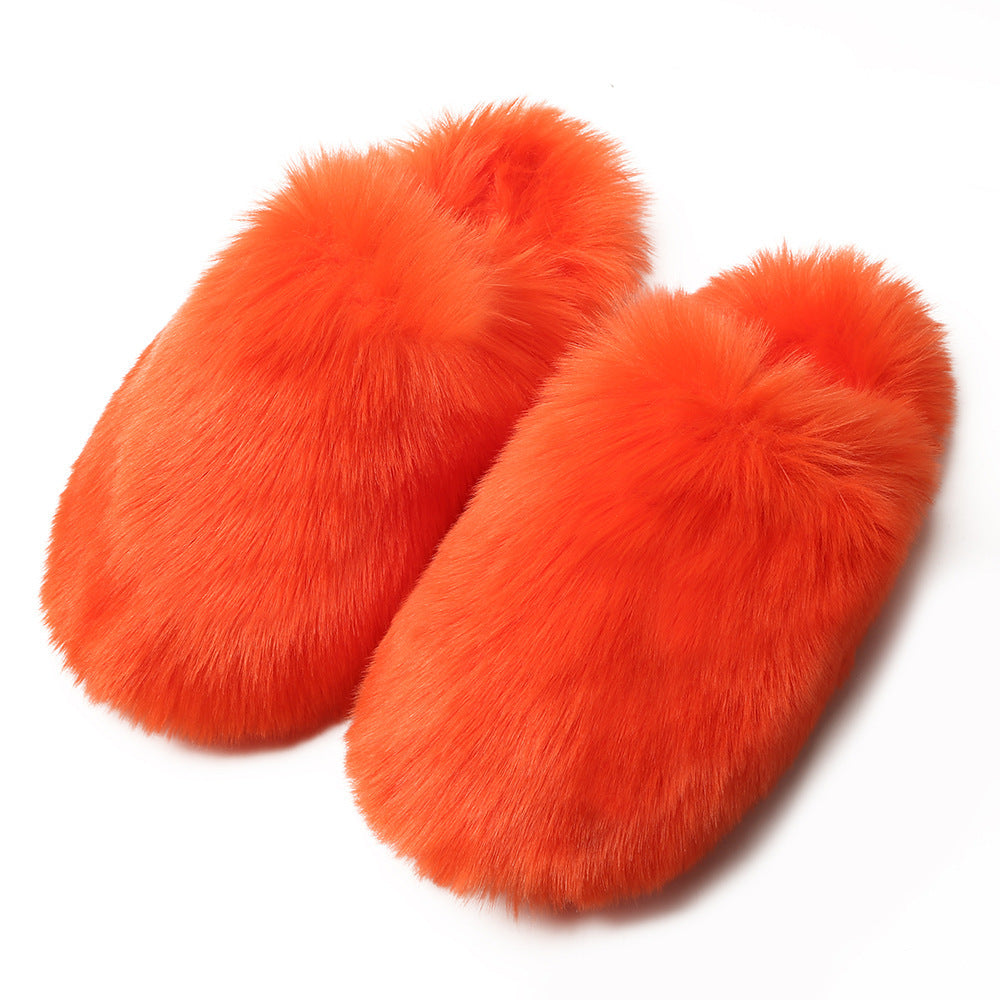 Fluffy Slippers Women's Autumn And Winter