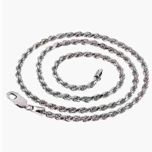 S925 Twists Chain Necklace For Men And Women