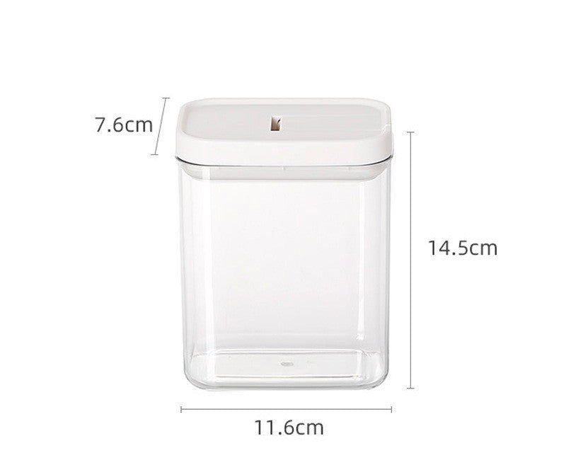 Transparent Airtight Jar Storage Box