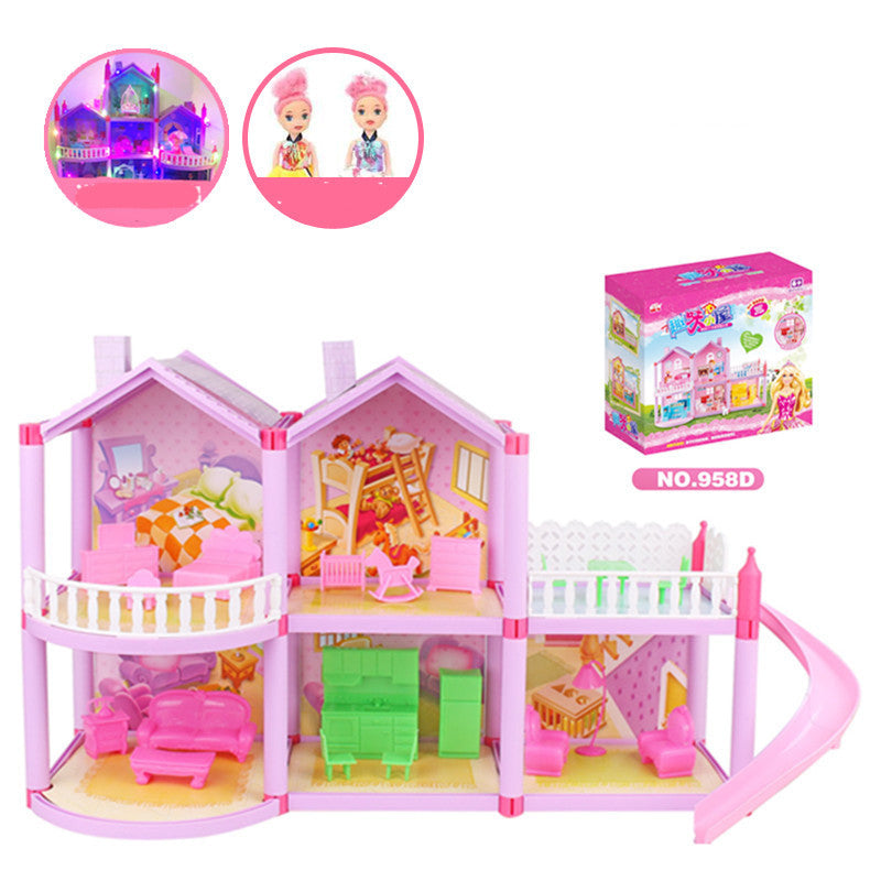 Princess Castle Villa Doll House Simulation House