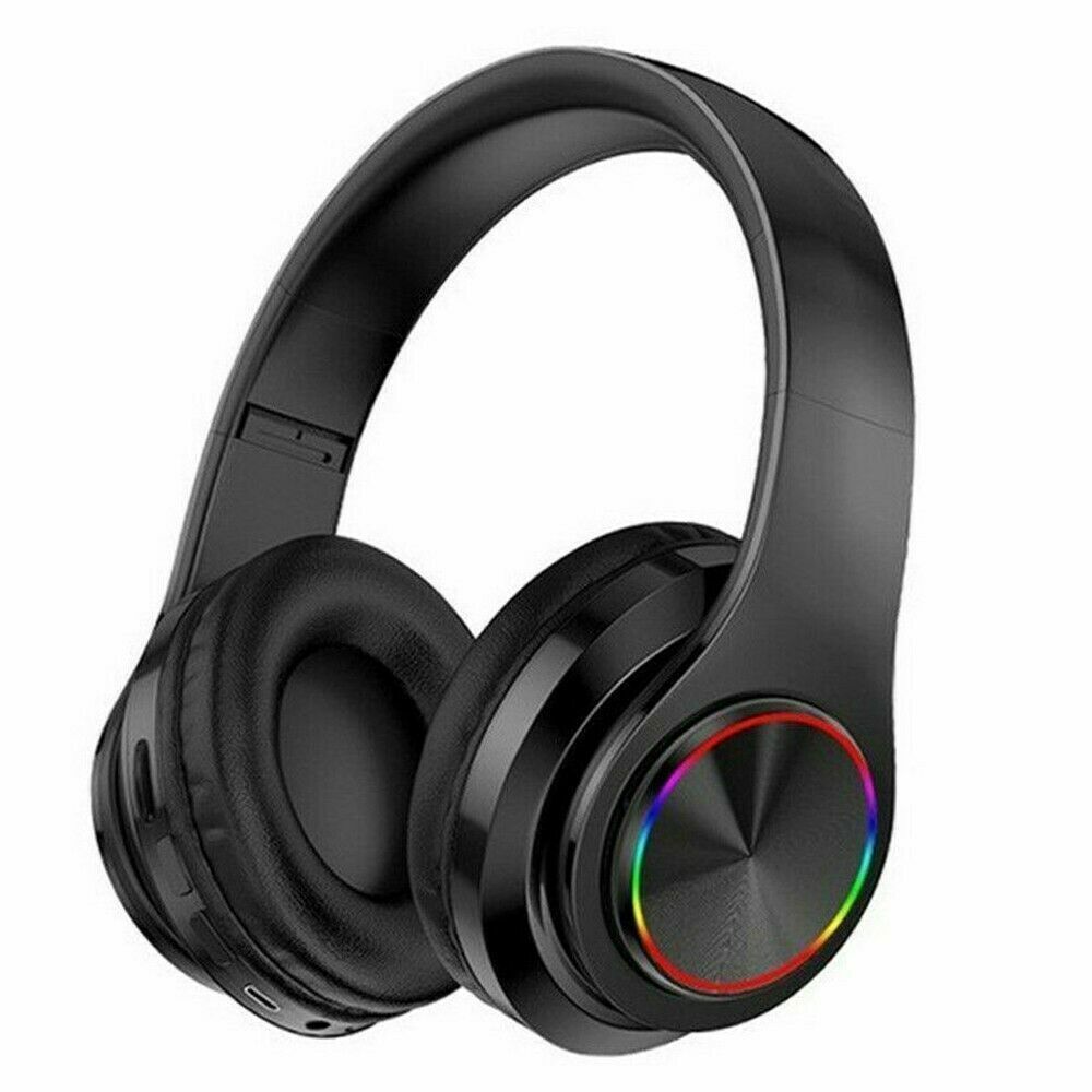 Foldable On Ear Headphones Bluetooth 5.0 Wireless Stereo Bass Headphones Wireless