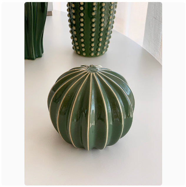 Creative Decorations Ceramic Cactus Homestay Ornaments