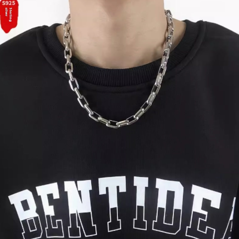 Necklace Men's Pure Silver chain