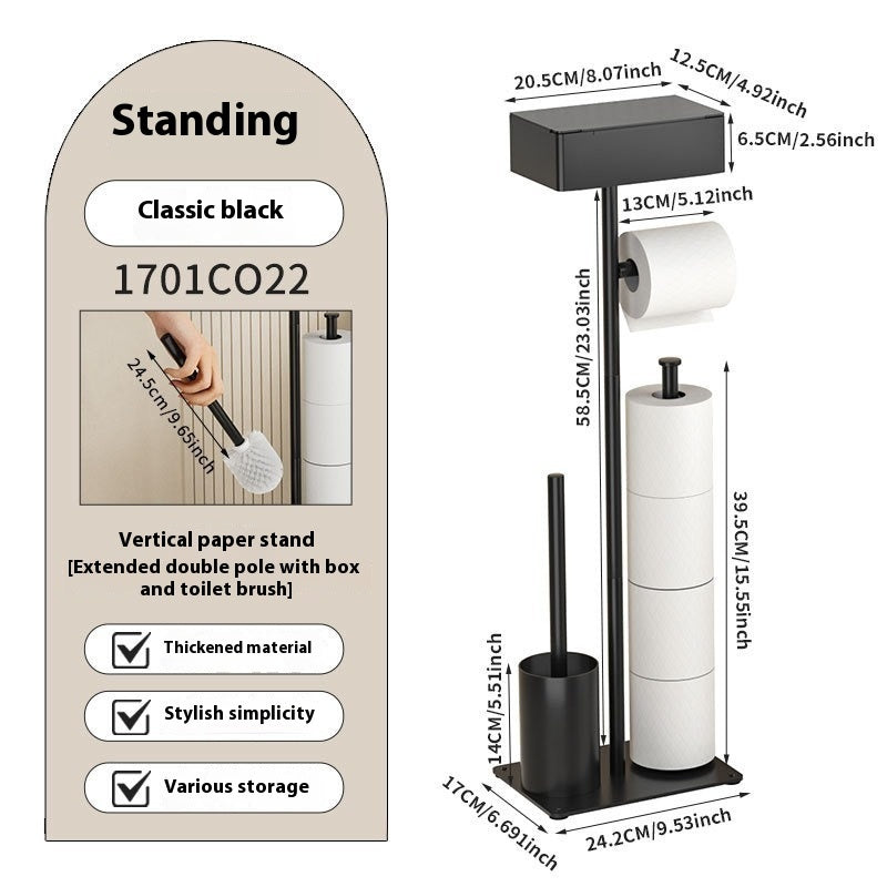 Floor Type Bathroom Toilet Brush Rack