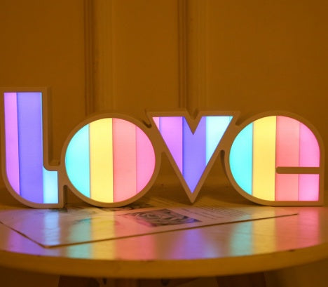 Valentines Day Decor LED LOVE Light