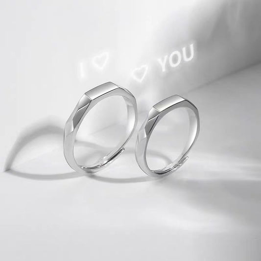 S925 Pure Silver  Couple Ring